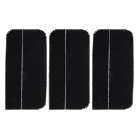 POPETPOP 3Pcs Black Kitchen Utensil Holders Silverware Sleeves for Easy Storage and Cutlery Protection