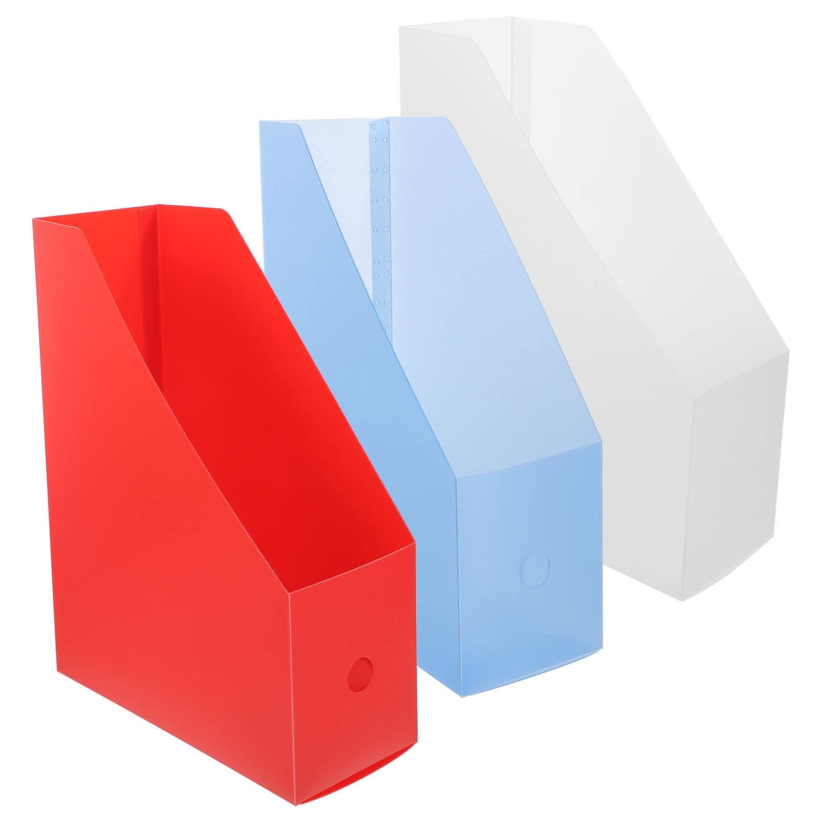 POPETPOP Frosted Notebook Holder and Magazine File Organizers, 3-Pack ...