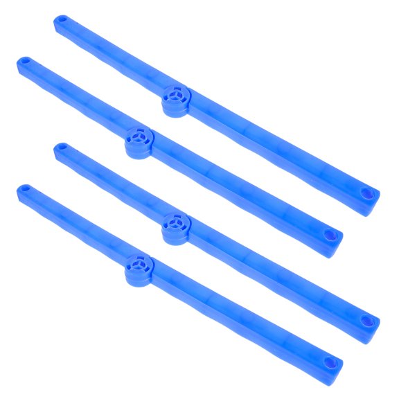 POPETPOP 4Pcs Folding Laundry Rack Connector Arms in Blue Plastic for Stable Indoor and Outdoor Drying
