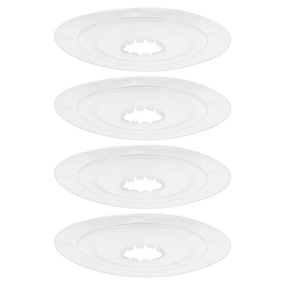POPETPOP 4Pcs Lightweight Bike Chainwheel Protector Cover Transparent Disc Brake Guard for Cycling