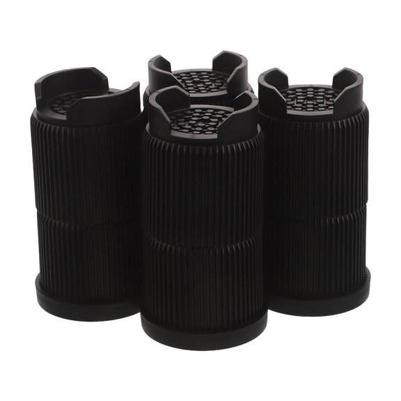 POPETPOP 4Pcs Plastic Round Bed Riser Pads for Dehumidifier Legs with Shock Absorbing and Floor Protection