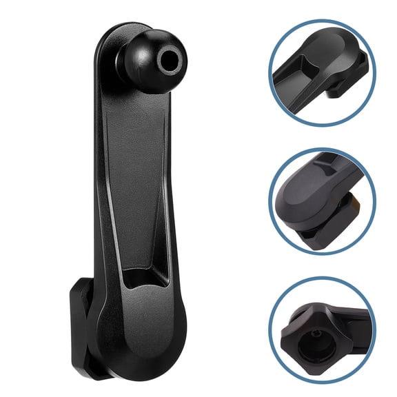 POPETPOP 4-Pack Black Plastic Car Vent Phone Mounts with Stable Grip, Multifunctional Holder for Office and Travel Use