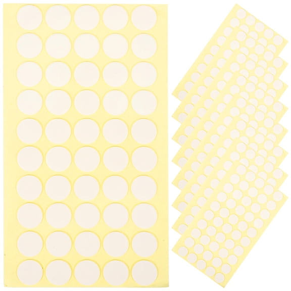 POPETPOP 500Pcs Yellow Removable Adhesive Dots for Party Decor Strong DoubleSided Acrylic Stickers