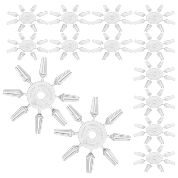 POPETPOP 50Pcs Transparent Dart Flight Protectors Plastic Wing Savers for Dart Shaft Stability and Precision Alignment