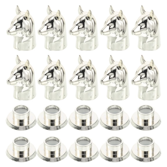 POPETPOP 5Pcs Golden Plastic Perfume Bottle Cap for Empty Cap Replacement in DIY Projects for Women