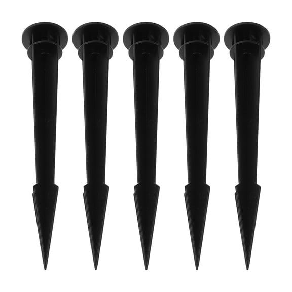POPETPOP 5Pcs Plastic Artificial Plant Stakes for Garden Inserts and Solar Light Replacement Outdoor