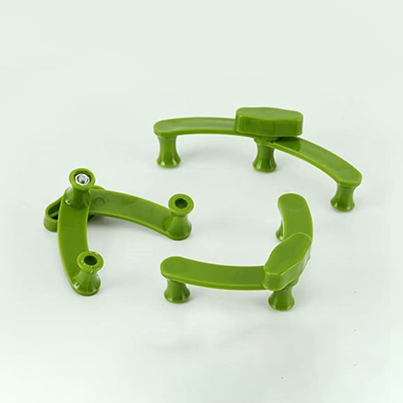 POPETPOP 5Pcs Plastic Plant Branch Bender Clips Green for Controlled Plant Growth and Shaping