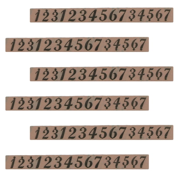 POPETPOP 6 Sheets of Scale Sticker for Tongue Drum Musical Note Sticker Multi Paper for Musicians Music Practice