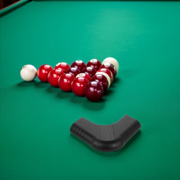 POPETPOP 6-Pack Black Nylon Corner Protectors for Pool Tables, Safety Bumpers to Prevent Collision Damage