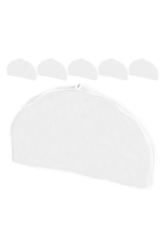 6Pcs Plastic Garment Covers Stain Prevention for All Seasons