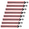 thumbnail image 1 of POPETPOP Orange Reflective Safety Keychain Straps Double-Sided High Visibility for Nighttime Outdoor Use, 1 of 6