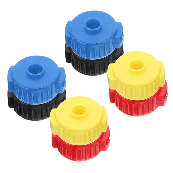 POPETPOP Assorted Color Plastic Cymbal Fixing Nuts 8 Pieces Replacement for Daily Use
