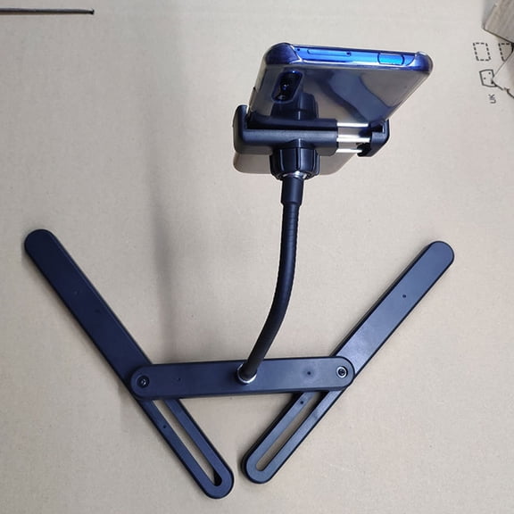 POPETPOP Adjustable Metal Phone Tripod Stand for Sketching and Teaching Black
