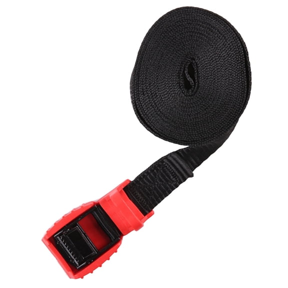 POPETPOP Automobile Universal Fixing Strap Cargo Tie Down Strap Black Zinc Alloy for Surfboards 1Pcs