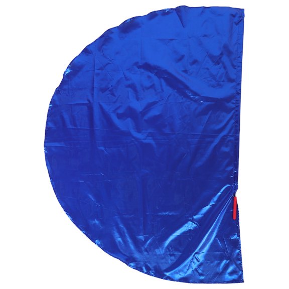POPETPOP Belly Dance Flag Props Metallic Praise Flags in Blue for Stage Performances 1Pack