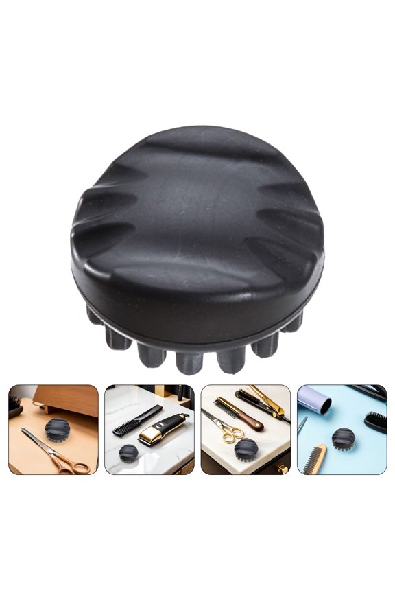 Black Hairbrush for Curly and Dreadlock Styling with Multiuse Design and Comfortable Grip