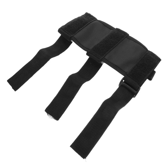 POPETPOP Black Nylon Car Assist Handle for Rear Seat Support, Portable and Vehicle Safety Grip