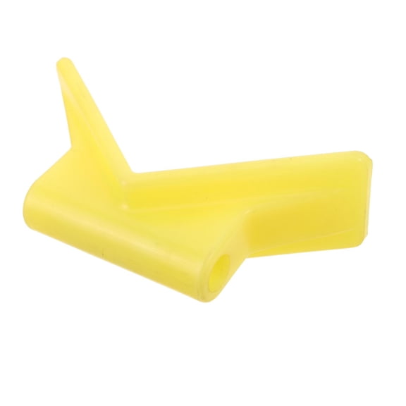 POPETPOP Boat Trailer Bow Stop Front Bumper Yellow Rubber Roller with V-Shape for Effortless Loading