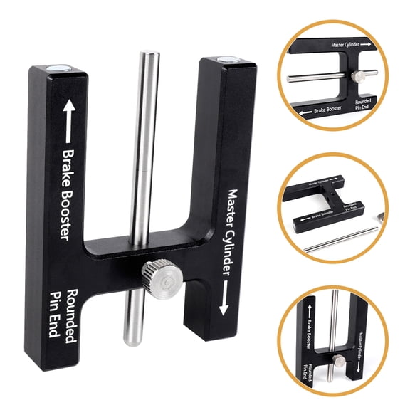 POPETPOP Brake Booster Measurement Tool Alloy Black Brake Caliper Compressor for Car Use