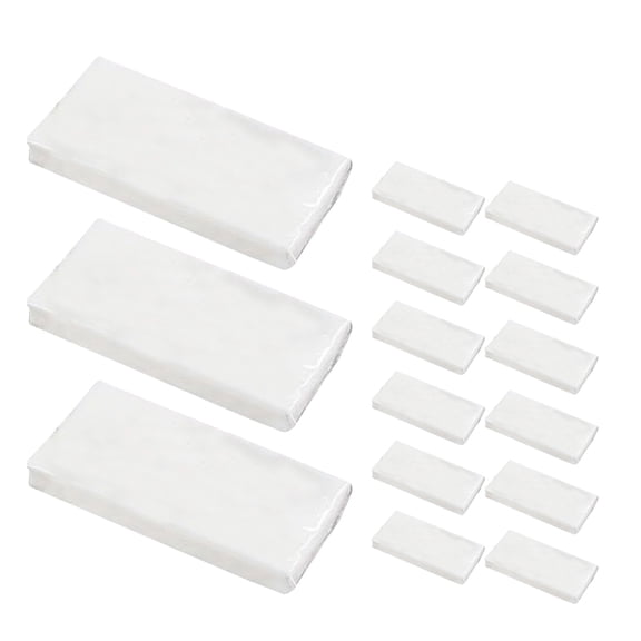 POPETPOP Car Travel Tissues White Paper Facial Tissue Refill for Auto and Hotel
