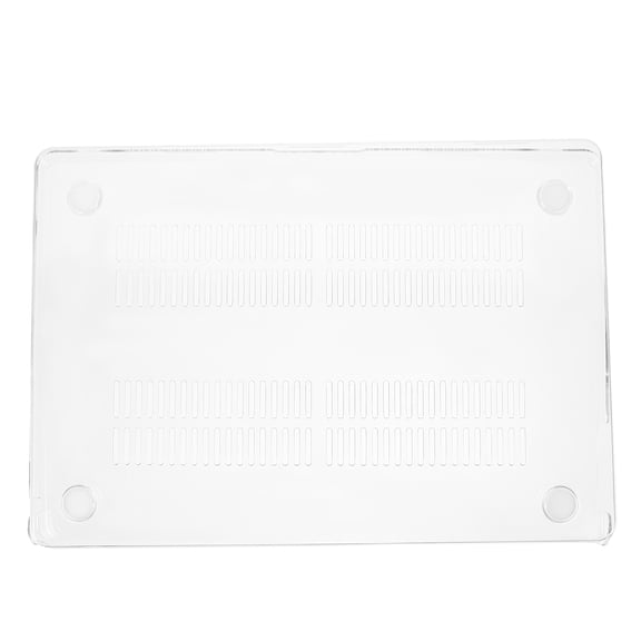 POPETPOP Clear Laptop Protective Skin Case for Home Use Slim Design with Ventilation