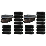 POPETPOP Black Plastic Coffin Box Decorations for Parties and Storage