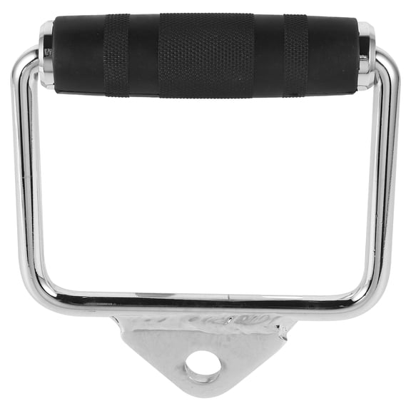 POPETPOP Comfort Grip Silver Cable Handle Attachment for Exercise Machines and Gym Equipment