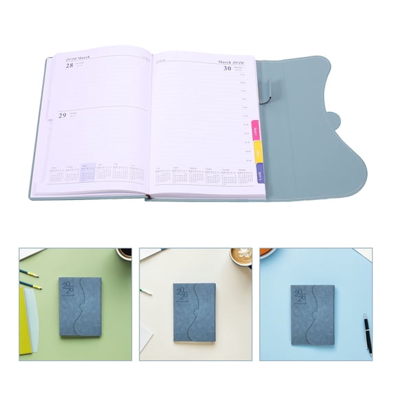 POPETPOP Portable 2026 Calendar Planner Notebook with Habit Tracker and Writing Space