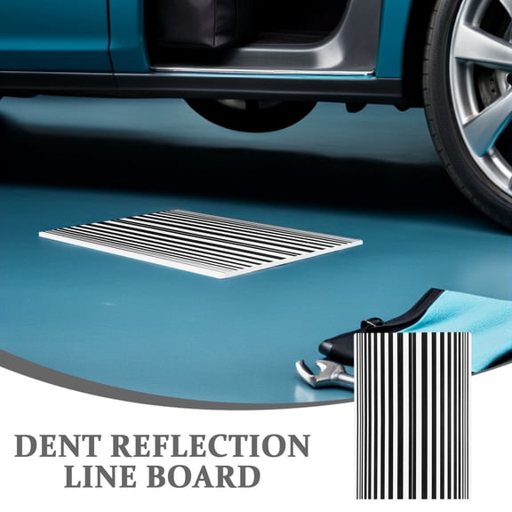 POPETPOP Dent Reflector Board Cloth Acrylic Multi 1Pcs Paintless Dent Repair Kit For Vehicles