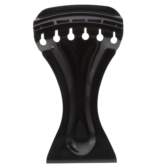 POPETPOP Dobro Tailpiece 6 String Metal Black 1Pcs Guitar Replacement Parts