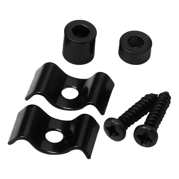 POPETPOP Electric Guitar String Retainer Black with User Friendly Guide and Locking Design for Stability