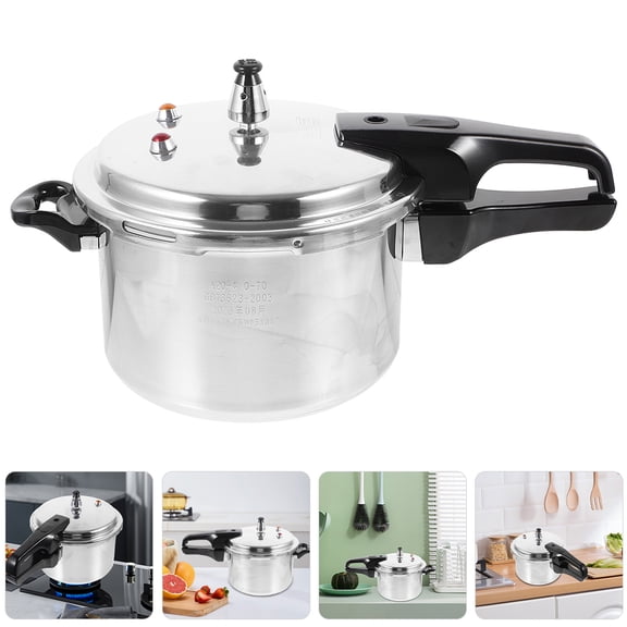 POPETPOP Electric Pressure Canner Aluminum Alloy Pressure Cooker Easy Cleaning 1Set