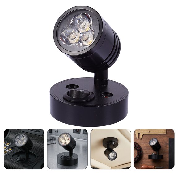 POPETPOP Energy Efficient Aluminum LED Interior Light for Rvs Marine with Adjustable Reading Lamp