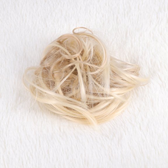 POPETPOP Hair Bands for Women Fluffy Wig Hair Tie High Temperature Silk 1Pack Ponytail Enhancer