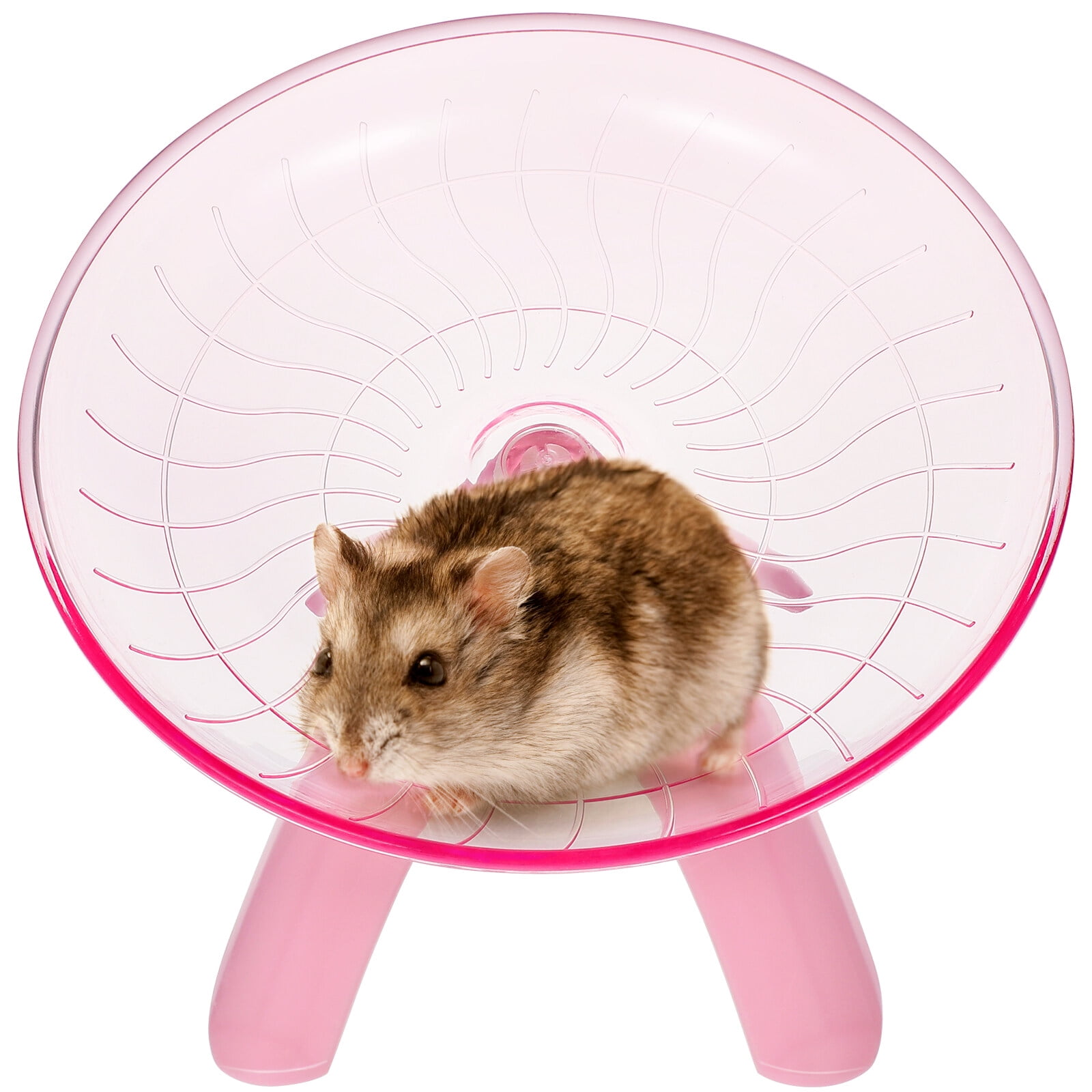 POPETPOP Hamster Pet Flying Saucer Hamster Exercise Wheel for Running