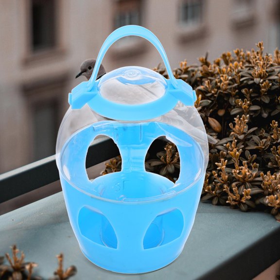 POPETPOP Hanging Water Bottle Water Dispensing PVC Multi For Birds At Pet Shops 1 Set