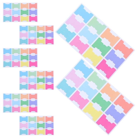 POPETPOP Removable Multi Color Index Tabs with Smooth Edges for Office Document Classification and Files