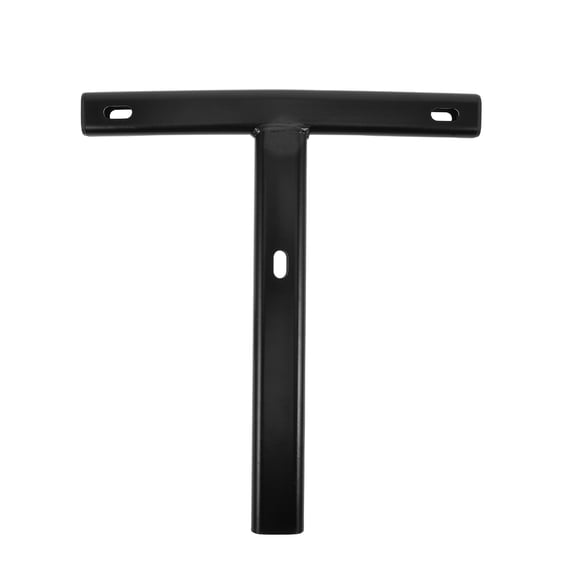 POPETPOP Heavy Duty Steel Chair Back Support Rod Ergonomic T Shape Black Backrest Bracket