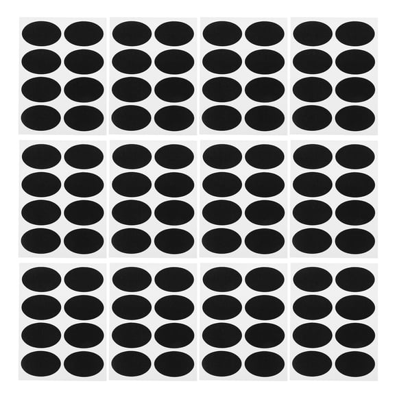 POPETPOP Kitchen Bottle Label Sticker Self Adhesive Black for Seasoning and Spice Classification