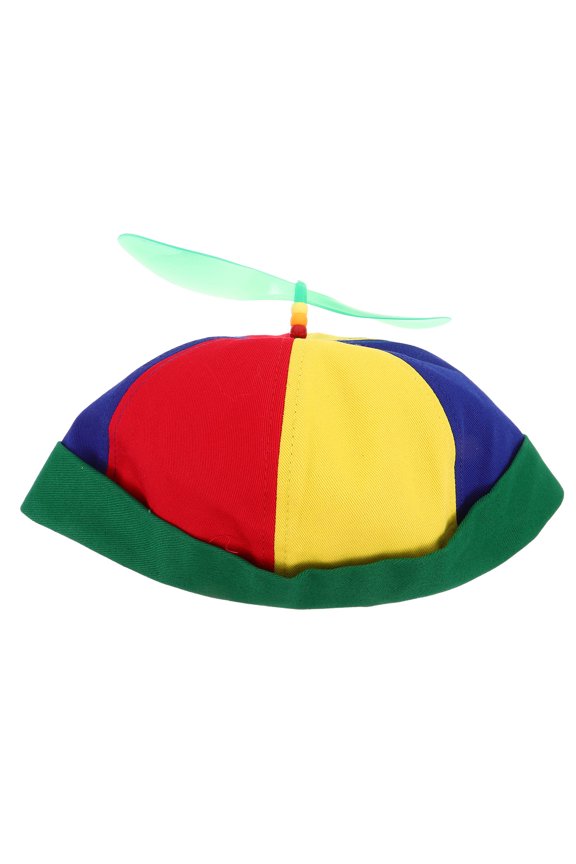 Lightweight Green Baseball Cap with Detachable Propeller Pinwheel Perfect for Summer Events