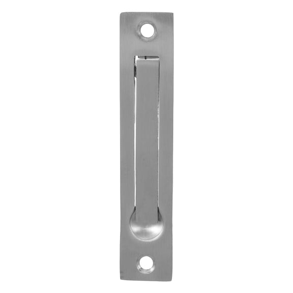 POPETPOP Low Profile Brushed Steel Pocket Door Pull Handle with Seamless Recessed Design