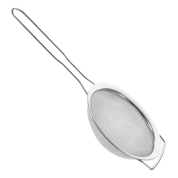 POPETPOP Plated Silver Fine Mesh Sieve Strainer Multipurpose Wire Mesh Kitchen Tool