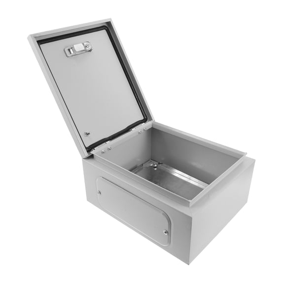 POPETPOP Outdoor Electrical Distribution Box, White Weather-Resistant Power Junction Enclosure