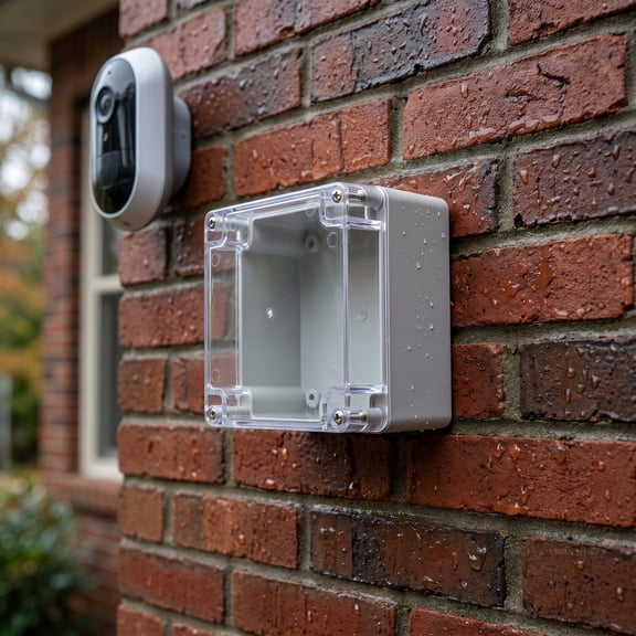 POPETPOP Outdoor Plastic Electrical Enclosure with Impact Resistant Housing for Machine Wiring