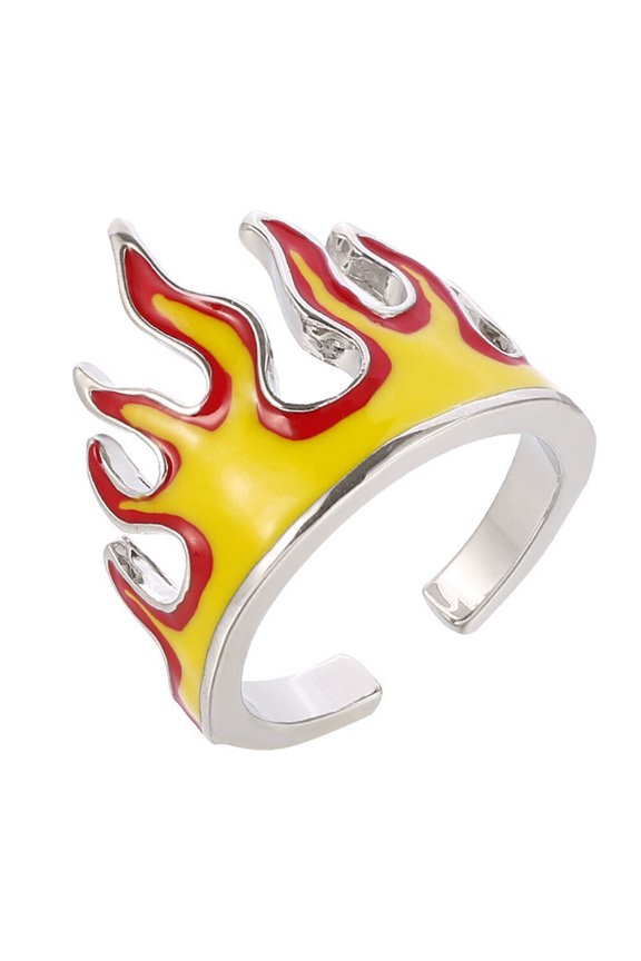 Punk Style Rings Metal Finger Ring for Giving 1Pcs