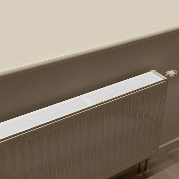 POPETPOP Radiator Cover For Warmth 1Pack White Semi Covered Fabric For Homeowners