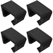 POPETPOP 4pcs Couch Holder Clamps for Sectional Black Plastic for Fix Furniture in Home