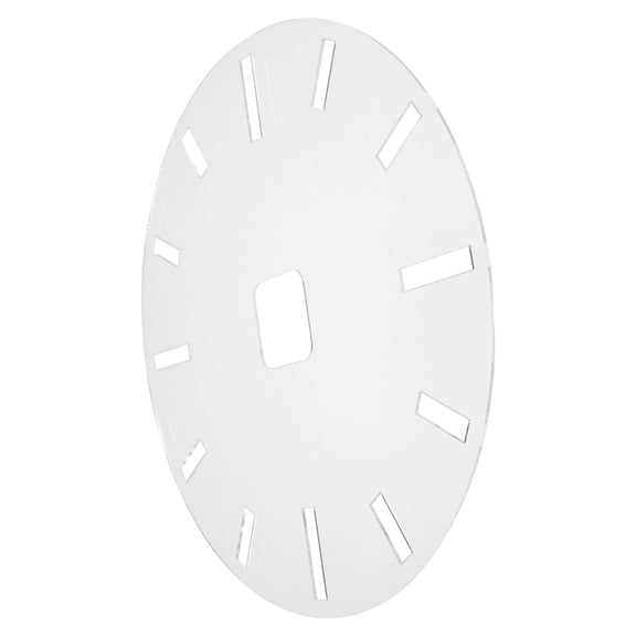 POPETPOP Reusable Acrylic Clock Face Stencil for Woodworking with Easy Positioning and Clear Marking