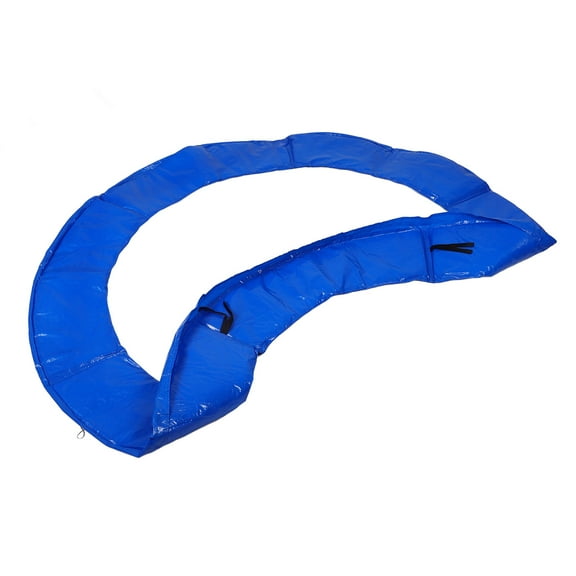 POPETPOP Round Trampoline Replacement Safety Pad Blue Foam Dirt Protection 1Pack
