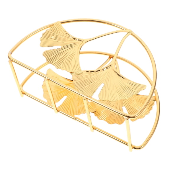 POPETPOP Decorative Napkin Holder Cast Iron with Elegant Leaf Design for Wedding Party Table